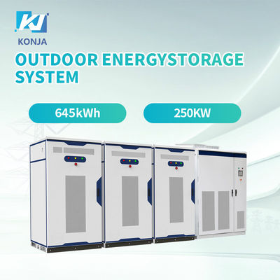 Ein guter Preis. KonJa-Energiespeicher der Klasse A mit tiefem Zyklus 645kWh 250kw Batterie-Schrank für Solarsystem Online