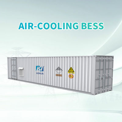 Ein guter Preis. KonJa Luftkühlung ESS 40FT 2.58MWh 768Vdc Tiefenzyklus Batterie Energiespeichersystem 400Vac Behälterbatterie Online