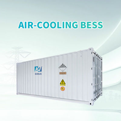 Ein guter Preis. KonJa Luftkühlung 20FT 768Vdc 1MWh Tiefenzyklus Batterie Energiespeichersystem 400Vac Behälterbatterie Online