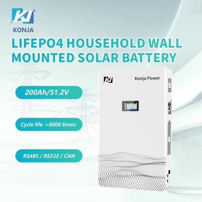 Ein guter Preis. KonJa 51.2V 200Ah 10,24kWh Wandmontierte Speicherbatterie für Haushalte mit 5jähriger Garantie Online