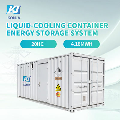 Ein guter Preis. KonJa 4,18MWh 20FT Behälter Energiespeichersystem Klasse A Batterie Energiespeicher 1075.2V-1382.4VDC Online
