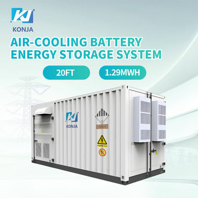 Ein guter Preis. KonJa Luftkühlung 20FT 768VDC 1,29MWh Tiefzyklusbatterie Energiespeichersystem 400VAC Behälterbatterie Online